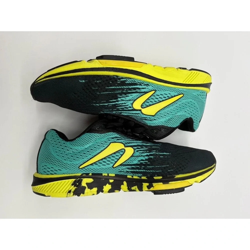 Newton Running Motion 10 Women‎ 10 Teal Black Yellow Stability Shoes W000421